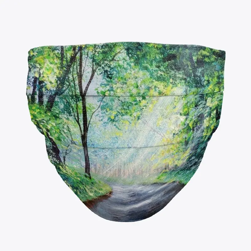Green Trees Landscape Facemask